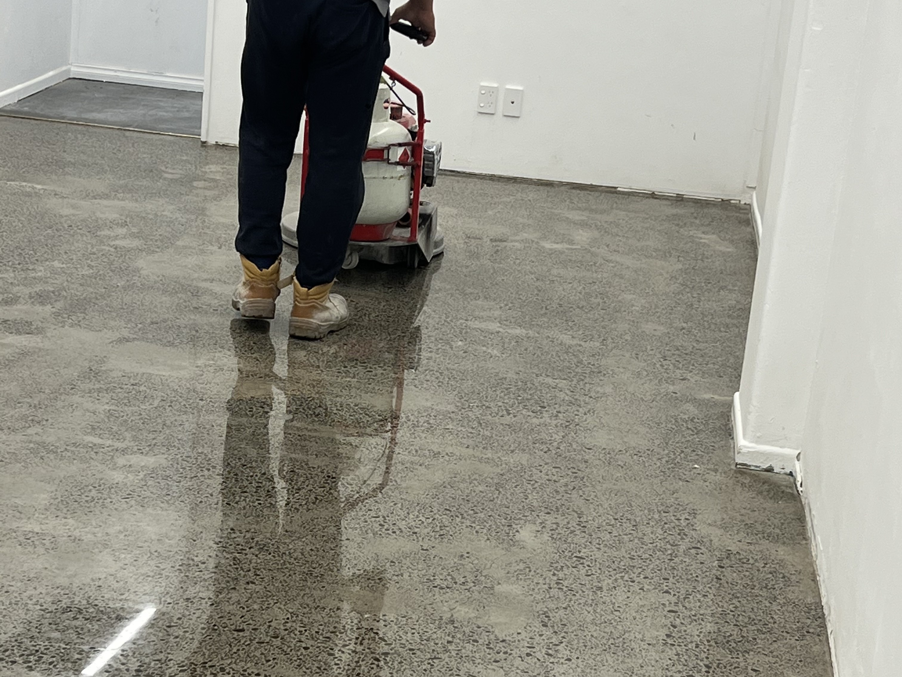 After polished Shop Floor Hawke’s Bay